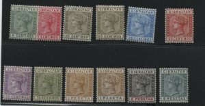 Gibraltar #29 - #38 Mint Fine - Very Fine Original Gum Hinged Set