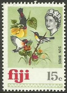 Fiji - 1969 Sun birds 15c MNH  #269