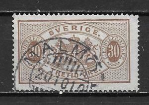 Sweden O22 30o Official Stamps Single Used (z4)