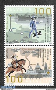 Switzerland 2020 MNH** - Europe, Old Postal Routes.