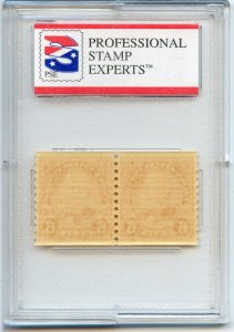 US SCOTT #723 PAIR MINT-XF-SUP-OG-NH GRADED 95 PSE ENCAPSULATED (9/16/24 GP)