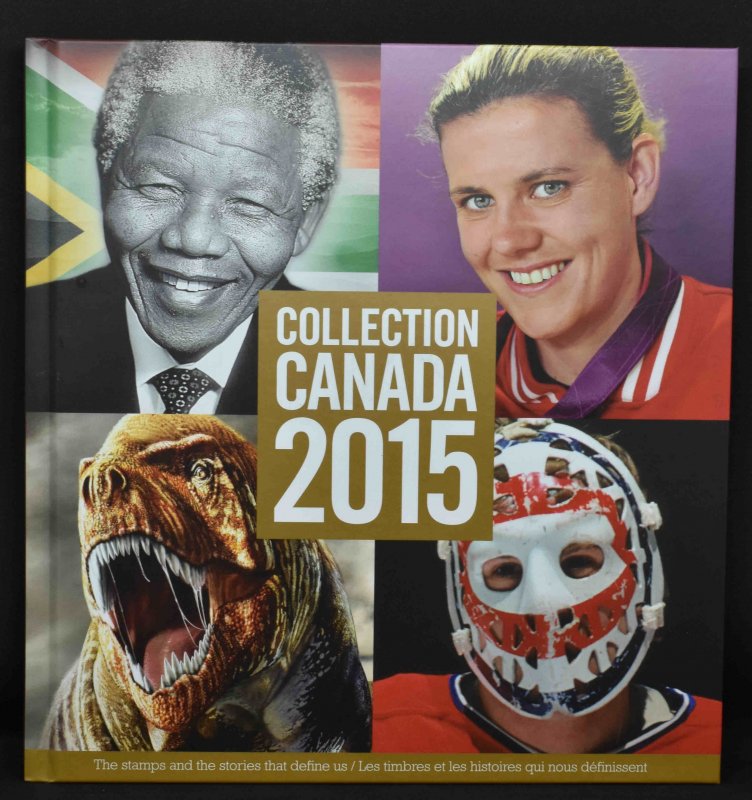 CANADA 2015 Stamp Yearbook USA delivery only.