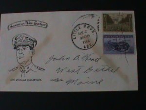 ​UNITED STATES-1945-SC#934 WORLD WORL II -COVER-FANCY CANCEL-VF 79 YEARS OLD