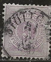 Wurttemberg  ==  Scott # 58 -  Used