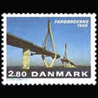 DENMARK 1985 - Scott# 776 Faro Bridge Set of 1 NH