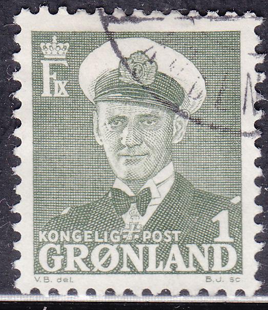 Greenland 28 King Frederik IX 1950