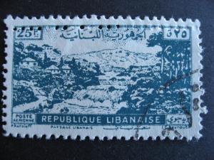 Lebanon Sc C139 used with extra perforation row error, see pictures! 
