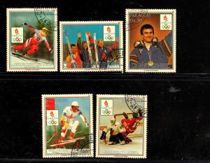 PARAGUAY #C770-C774  1989  OLYMPIC GOLD MEDAL WINNERS     MINT VF NH  CTO