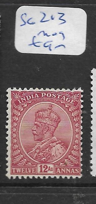 INDIA    (P0307B)  KGV 12A  S 213   MOG