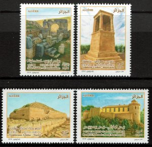 Algeria #1747-1750  MNH - Historic Sites  Mouatez Serbis (2018)