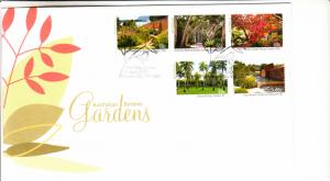 Australia 2013 FDC Scott #3904-#3908 Set of 5 60c Australian Botanic Gardens