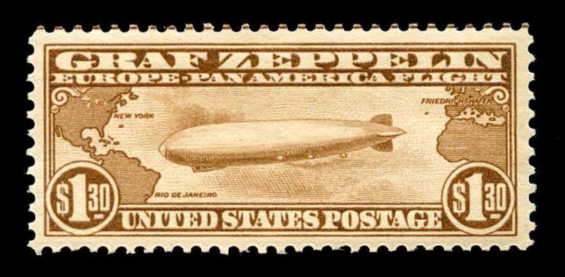 momen: US Stamps #C14 Zeppelin MNH OG PSE Graded XF-90