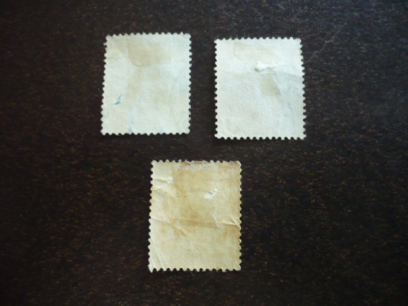 Stamps - Trinidad & Tobago - Scott#MR2,MR3,MR13 - Used Partial Set of 3 Stamps