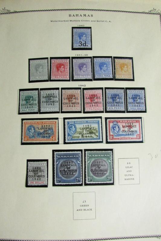 Bahamas Strong Stamp Collection on Pages