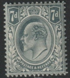 Sc# 145 Great Britain 1910 KEVII 7 pence MNH CV $80.00 Stk #5