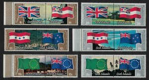 Cook Is. Flags and Ensigns 6 Pairs 1983 MNH SG#914-925