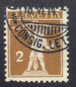 SWITZERLAND SCOTT #146 USED 2c 1909   SEE SCAN