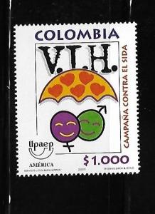 Colombia 2000 America issue Campaign against Aids MNH A389