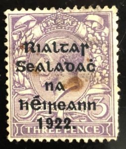 Ireland Scott# 28 Used F/VF Cat. $4.00