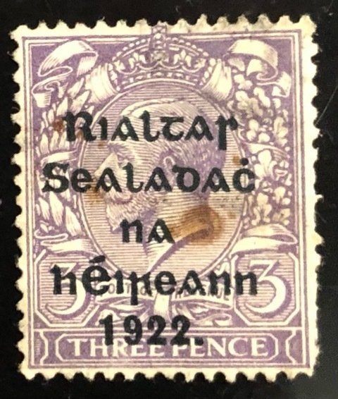 Ireland Scott# 28 Used F/VF Cat. $4.00