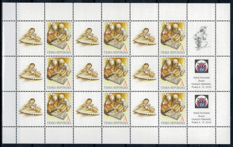 Czech Republic 2010 MNH Stamps Mini Sheet Scott 3463 Children Philately