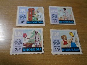 Rhodesia  #  348-51  MNH