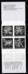 Iceland 656-659 MNH booklet Spirits of the North Eagle Bull Dragon Mörck (KN)