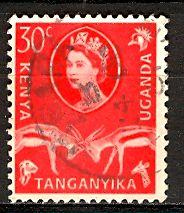 Kenya Uganda & Tanzania; 1960: Sc. # 125: O/Used Single Stamp