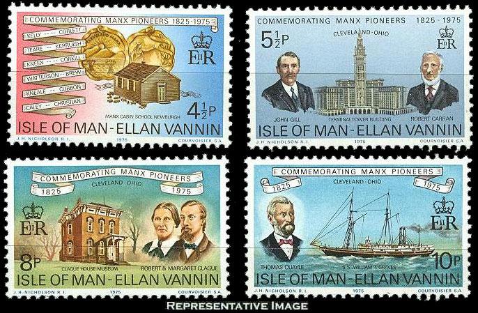 Isle of Man Scott 62-65 Mint never hinged.