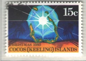 Cocos Islands Sc#53 Used