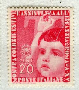 ITALY; 1937 Child Welfare issue fine MINT MNH unmounted 20c. value