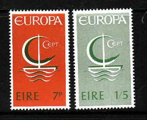 Ireland-Sc#216-7-Unused NH Europa set-1966-