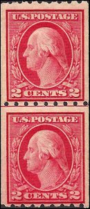 411 Mint,OG,NH... Line Pair... SCV $125.00