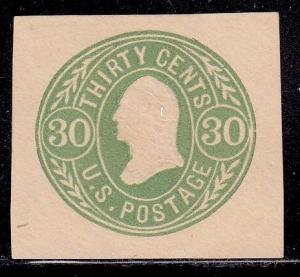 U72a VF mint cut square  cv $ 125 ! see pic !