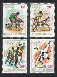 Senegal Olympic Games Munich 4v 1972 MNH SG#496-499