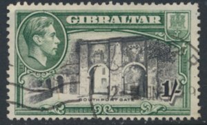 Gibraltar  SG 127b  perf 13 SC# 114  Used  see scan /details