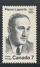 1971 Canada - Sc 558i - MNH VF - 1 single - Pierre Laporte - Dull