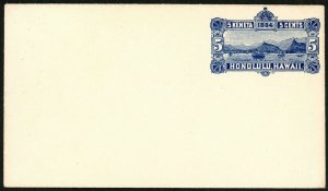 HAWAII Scott# U6-9 Mint Entires Blue Inside  (51408)