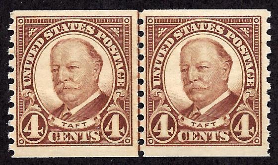 687 Mint,OG,HR... Line Pair... SCV $11.00