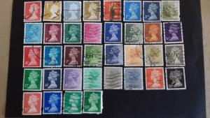 Great Britain Various Queen Elizabeth II used stamps