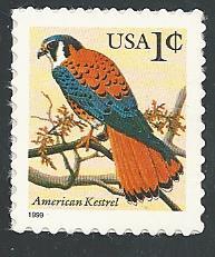 US  Cat # 3031, Kestrel, MNH*-