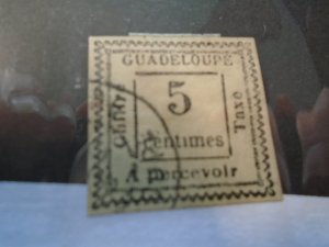 Guadeloupe  #  J6  used