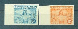 Philippines sc# N29a-31a mh cat value $.75