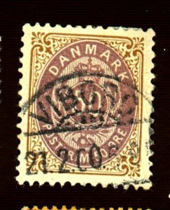 DENMARK #33 USED VF PAPER HR Cat $38