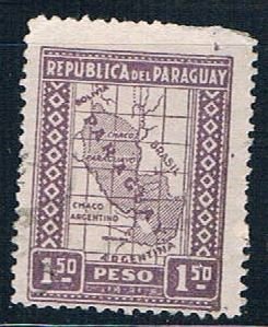 Paraguay Map 15 - pickastamp (PP9R401)