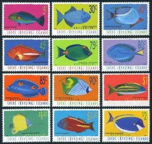 Cocos Islands 304-315,MNH.Michel 340-342,350-353,357-361. Fish 1995-1997.