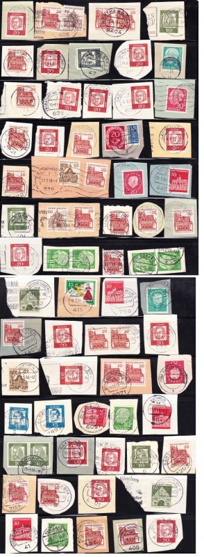 Germany postmark hoard #33 - Bundespost mix