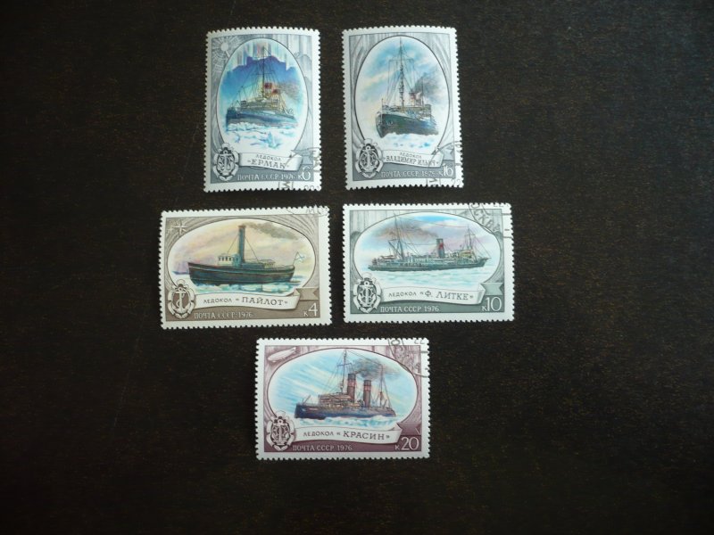 Stamps - Russia - Scott# 4532-4536 - CTO Set of 5 Stamps