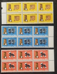 Malaysia Natural Rubber Conference 1968 Molecular Tree (stamp blk 6) MNH