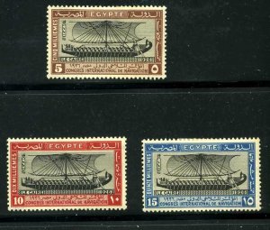 Egypt Scott #118-120  -  MH